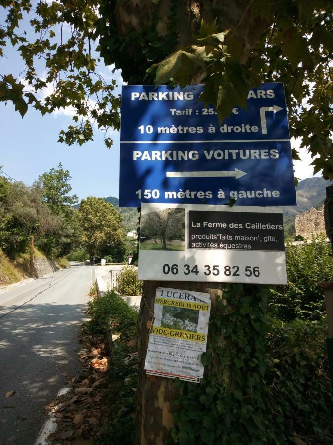 La Ferme Des Cailletiers Chez Marco Vila Lucéram Exterior foto